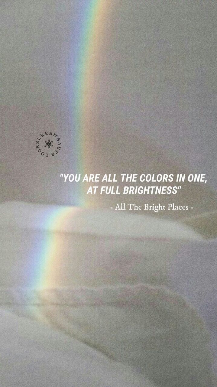 all the bright places lockscreen. All the bright places quotes