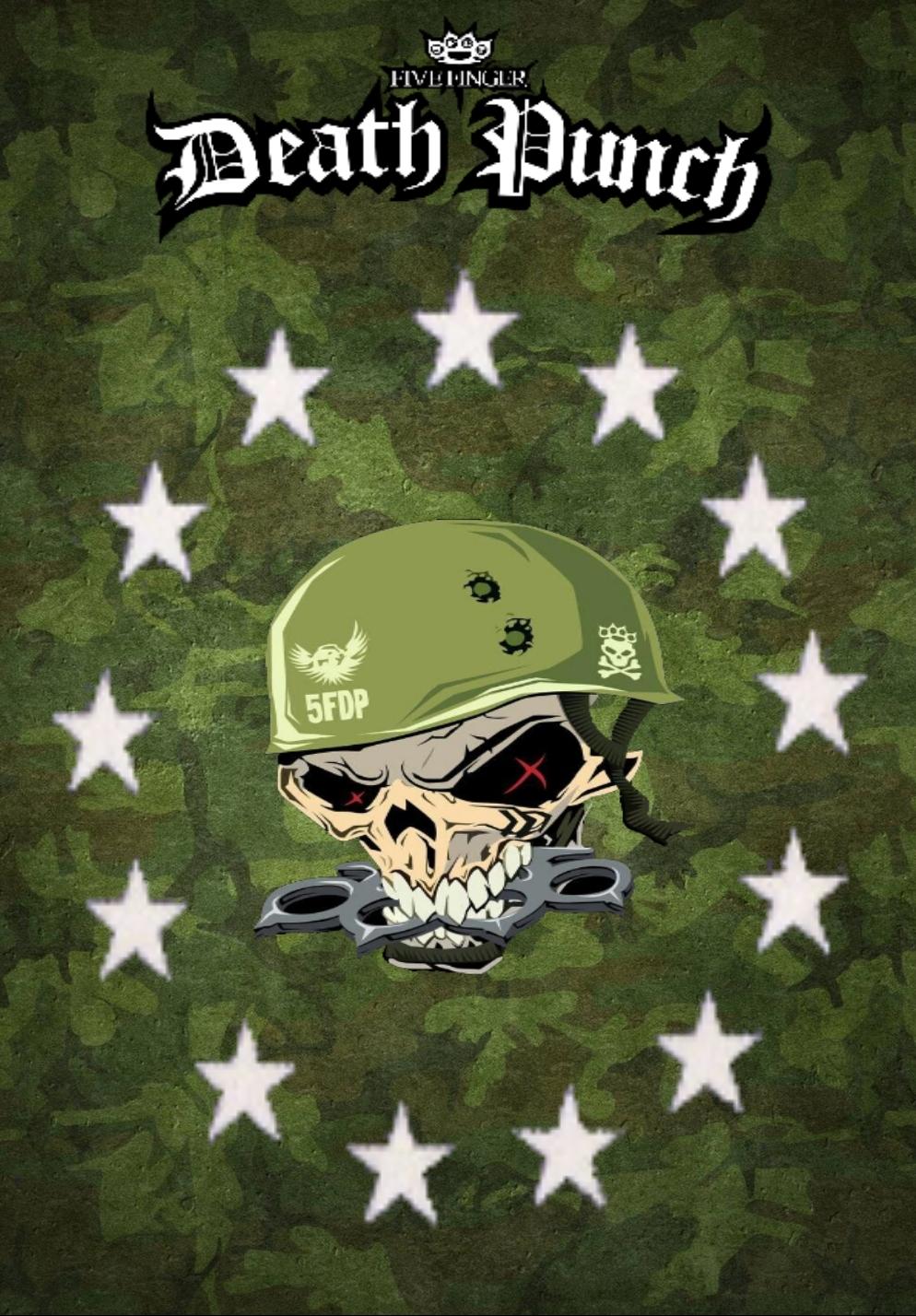 Here's a military Knucklehead wallpaper I made with some stock