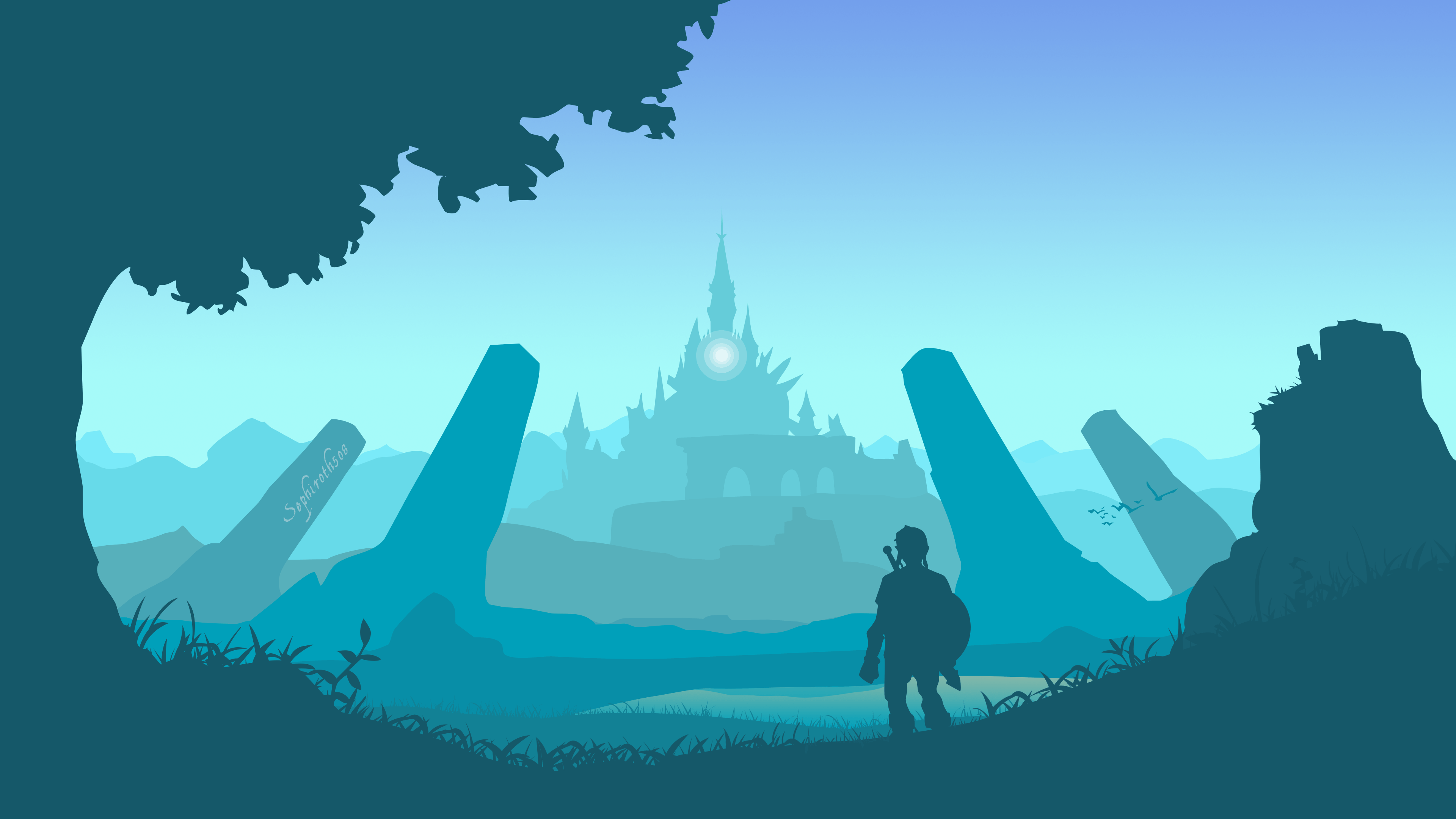 Vector Landscape Wallpaper by abedinayan05