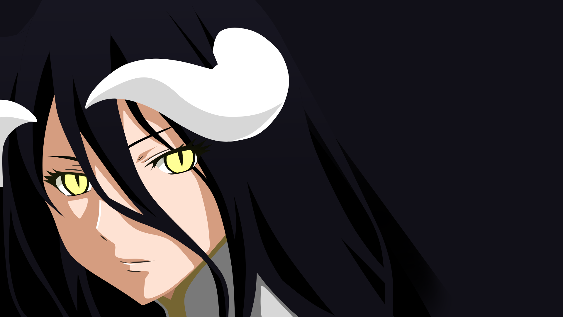 Anime Overlord Overlord (Anime) Albedo (Overlord) Demon Horns