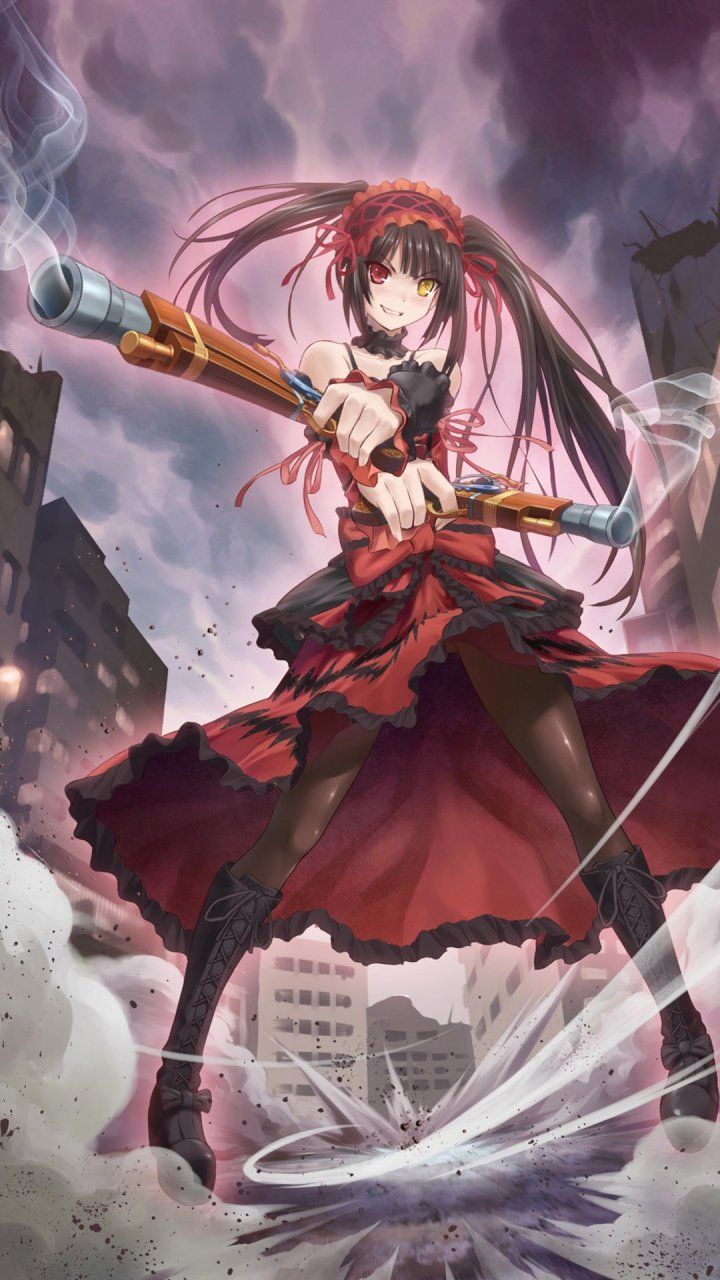 Kurumi Tokisaki 720x1280 lock screen wallpaper