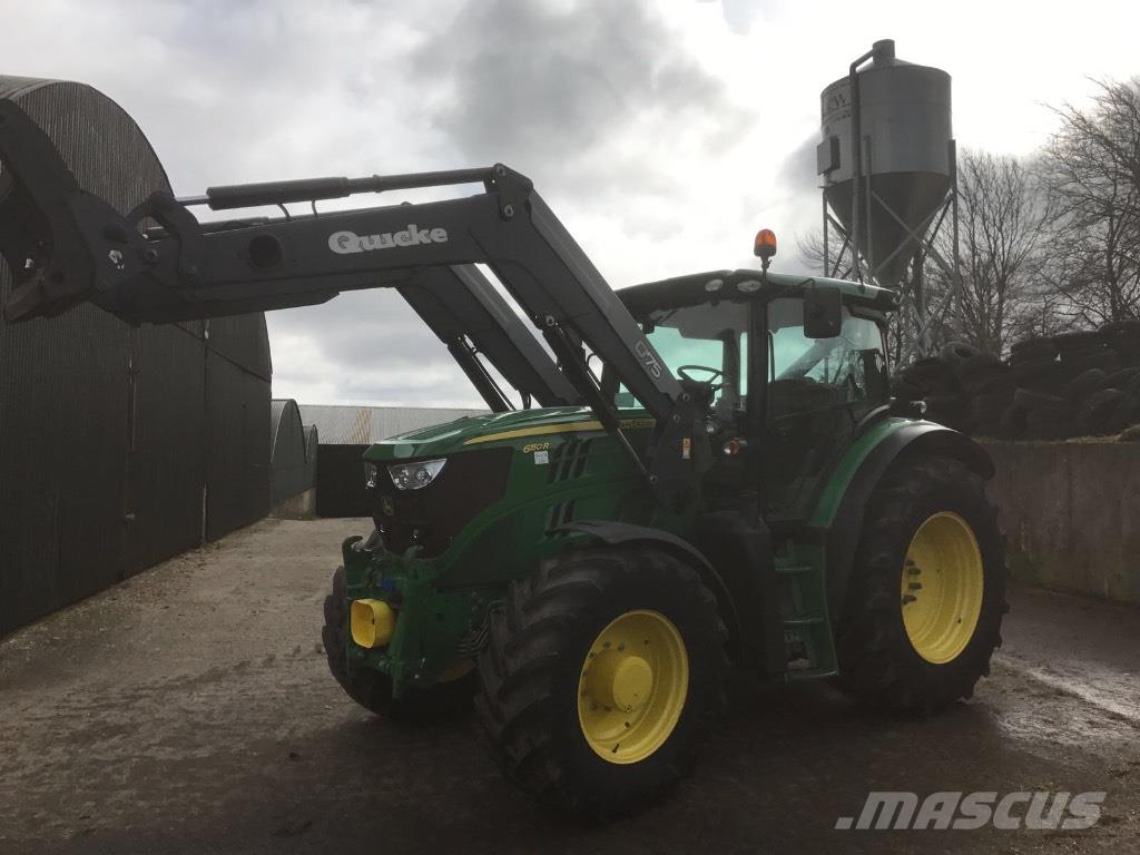 John Deere 6150R Quicke Loader, United Kingdom, $066, 2015