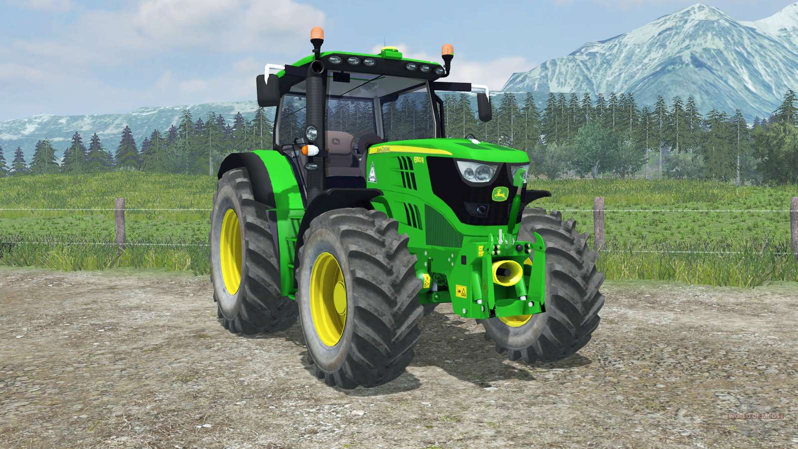John Deere 6150R interactive control for Farming Simulator 2013