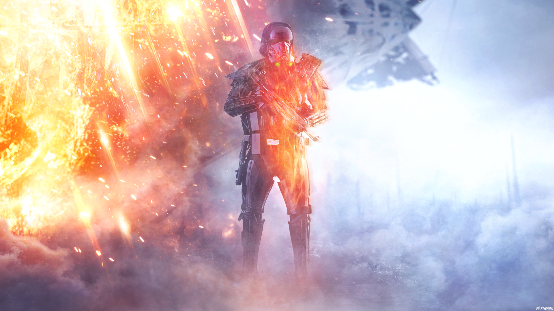 Video Game Star Wars Stormtrooper Battlefield Wallpaper