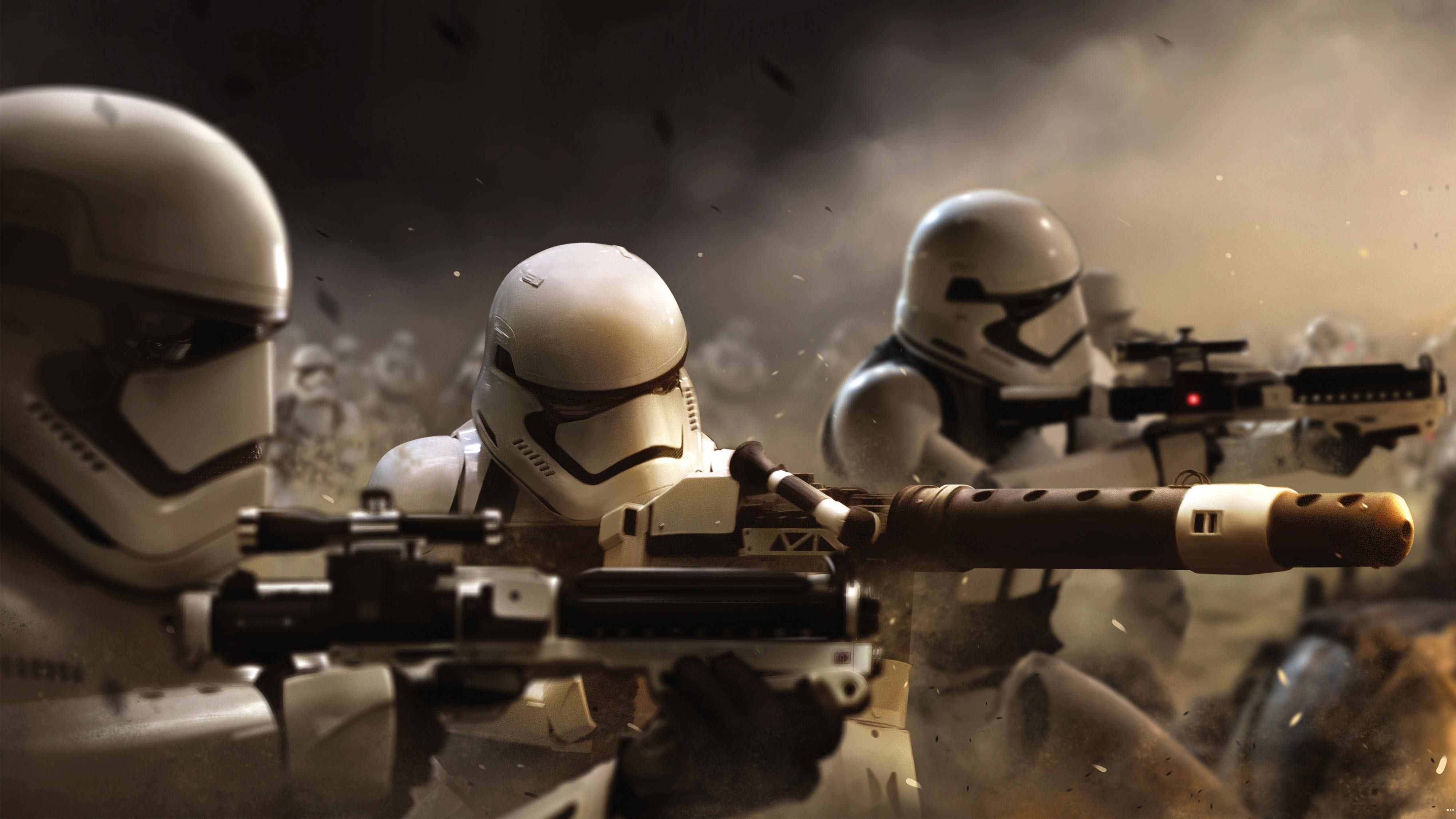 Star Wars Stormtroopers 4K HD wallpaper, free computer desktop HD