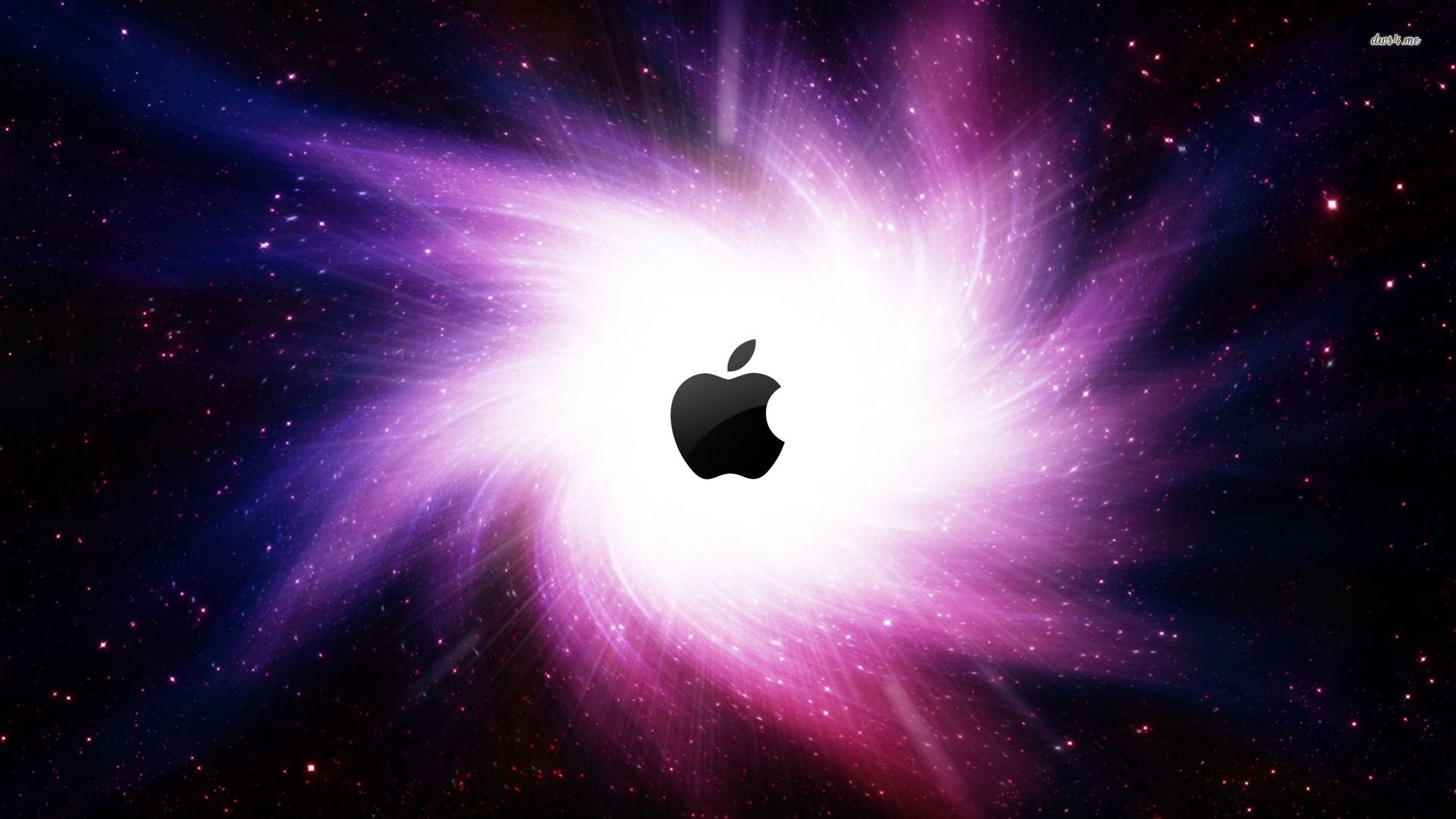 Apple in the galaxy wallpaper wallpaper