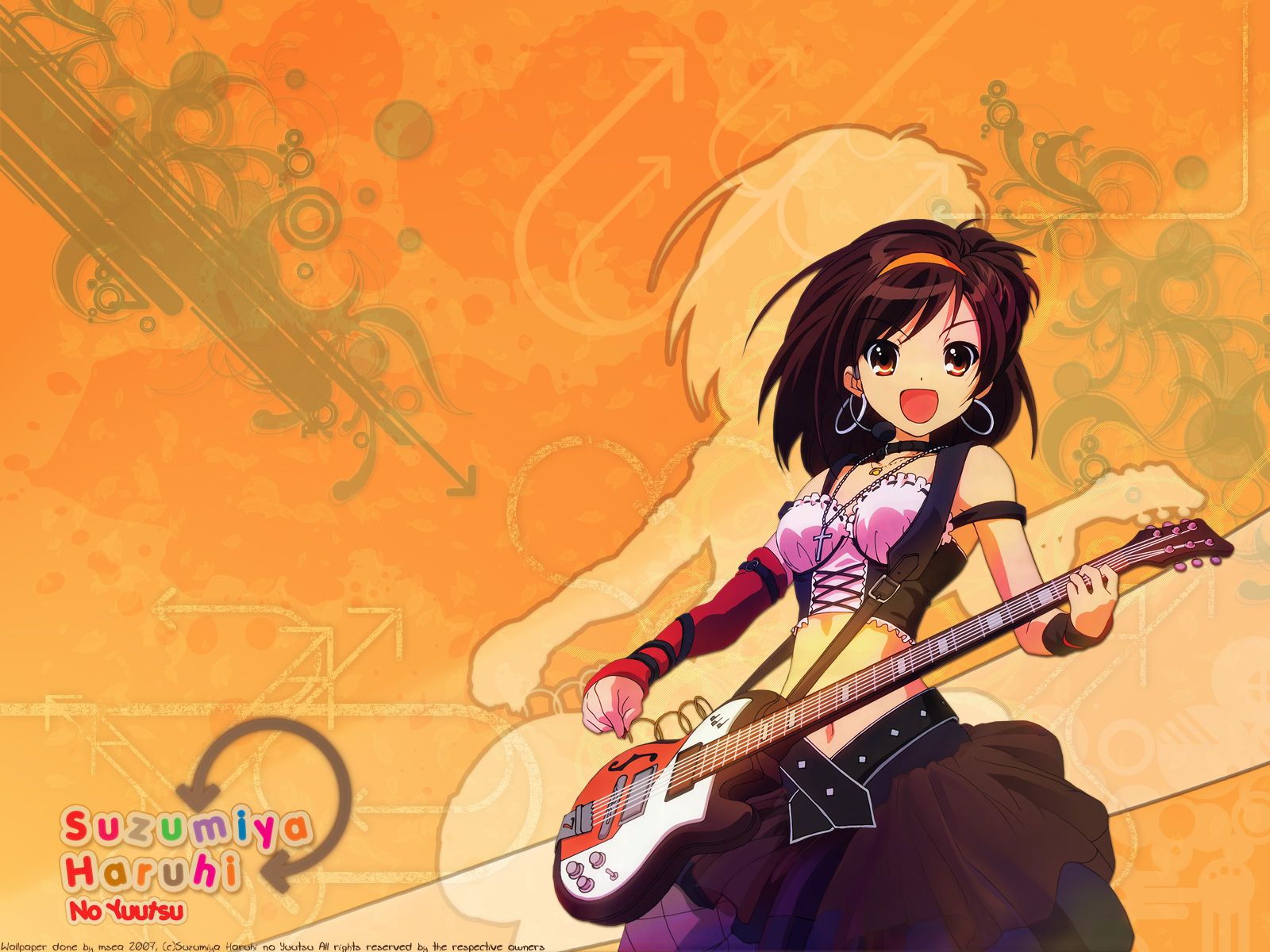 Girl With Guitar Wallpaperx1200