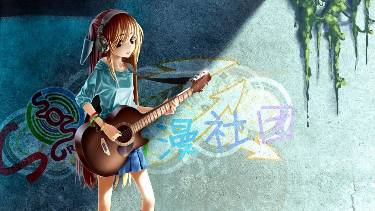 Anime Guitarist Wallpaper Free Anime Guitarist Background