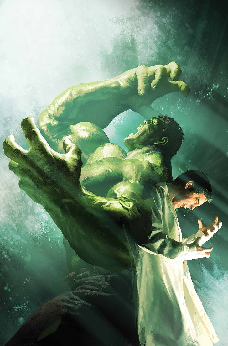 HD wallpaper: comics artwork bruce banner the incredible hulk