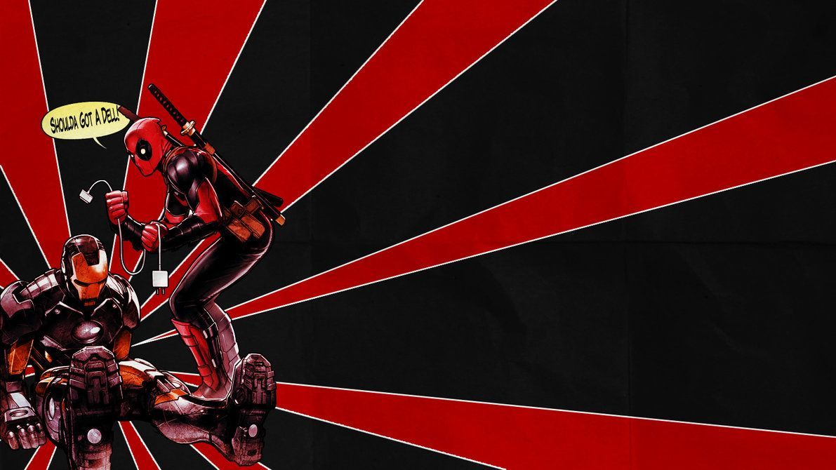 Iron Deadpool Wallpaper