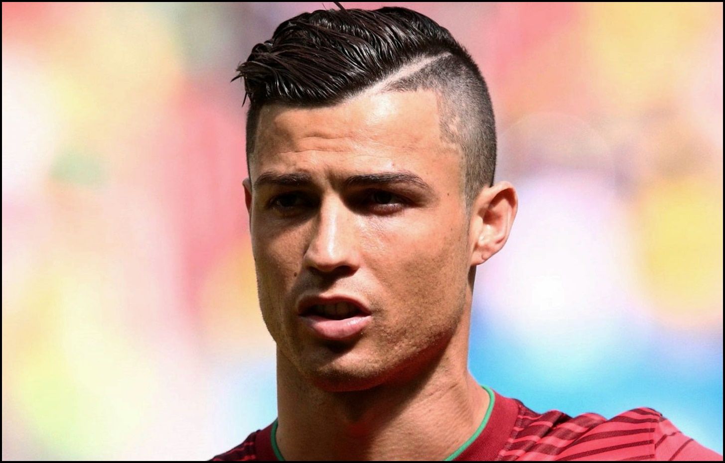 Cristiano Ronaldo Hairstyle Zig Zag