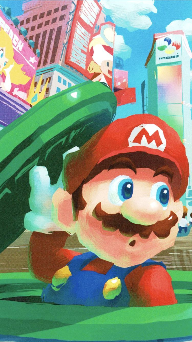 Super Mario Odyssey mobile wallpaper #SuperMarioOdyssey #Nintendo