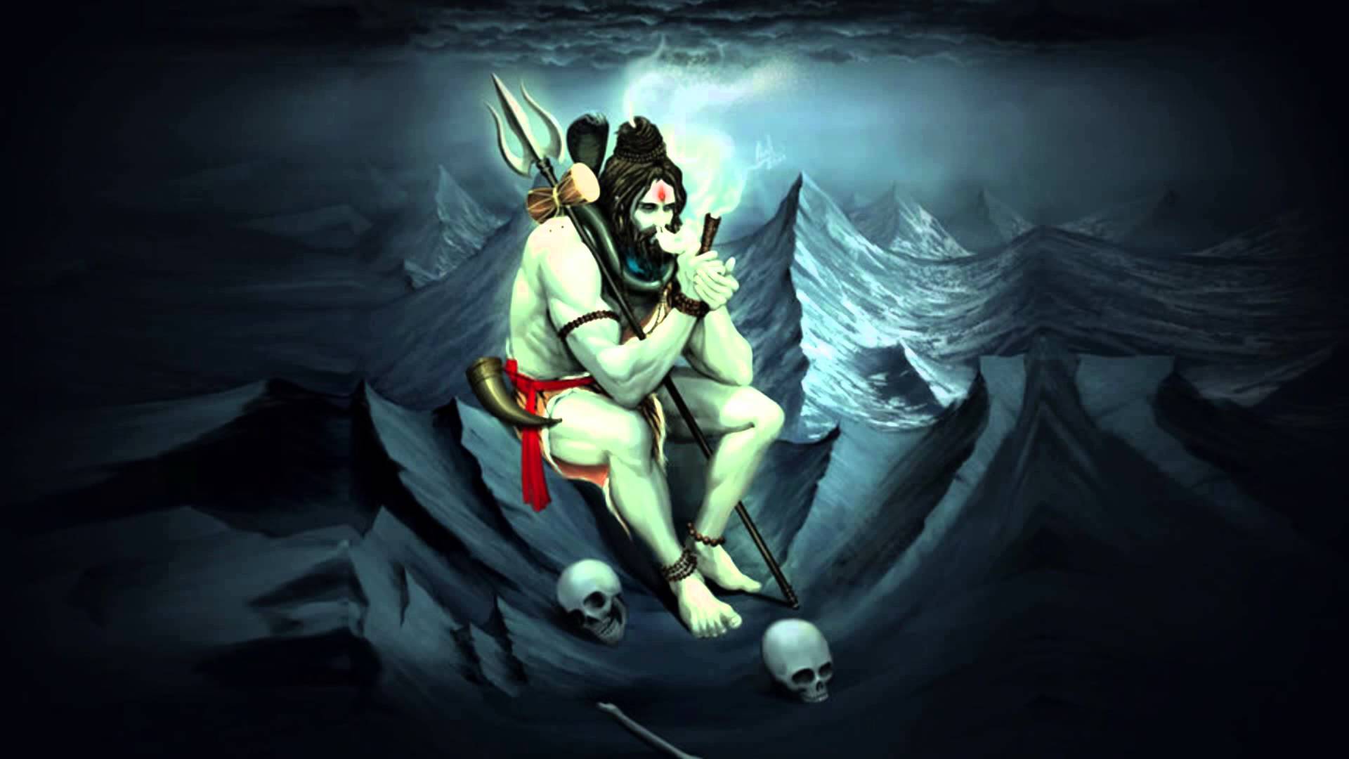 Bhole Baba Image With Chilam Download Shiva Smoking Chillum