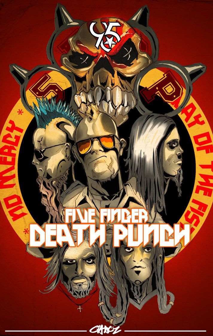Free download five finger death punch render by C CLANCY 712x1123
