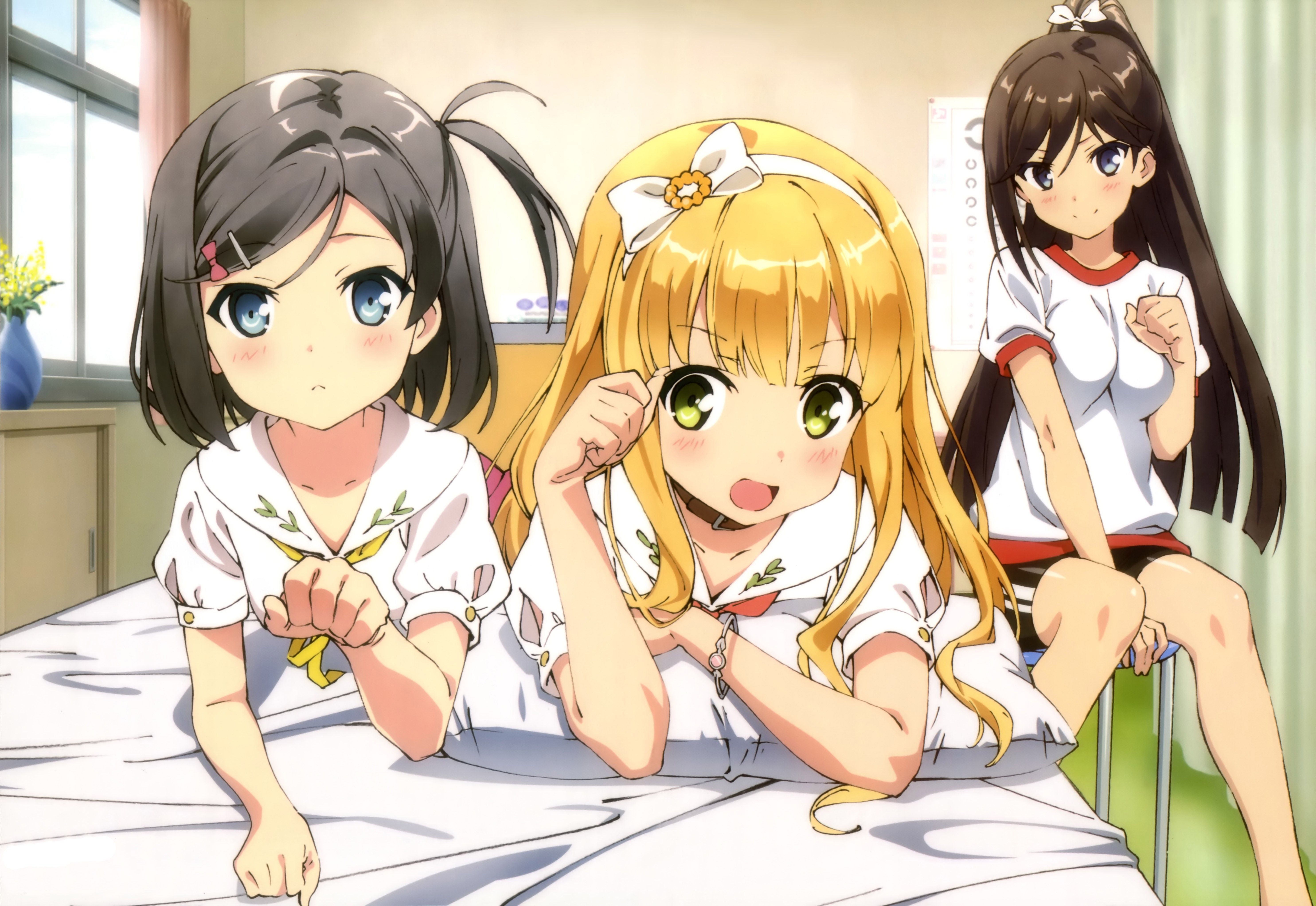 Anime Long Hair Gym Clothes Original Characters Anime Girls Wallpaper   Resolution1024x1693  ID630282  wallhacom