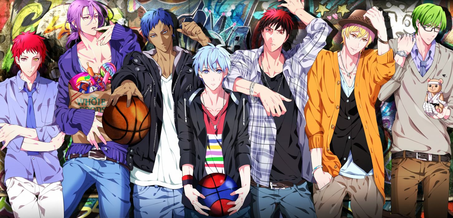 Kurokono basket Handsets cool boys anime series spor wallpaper
