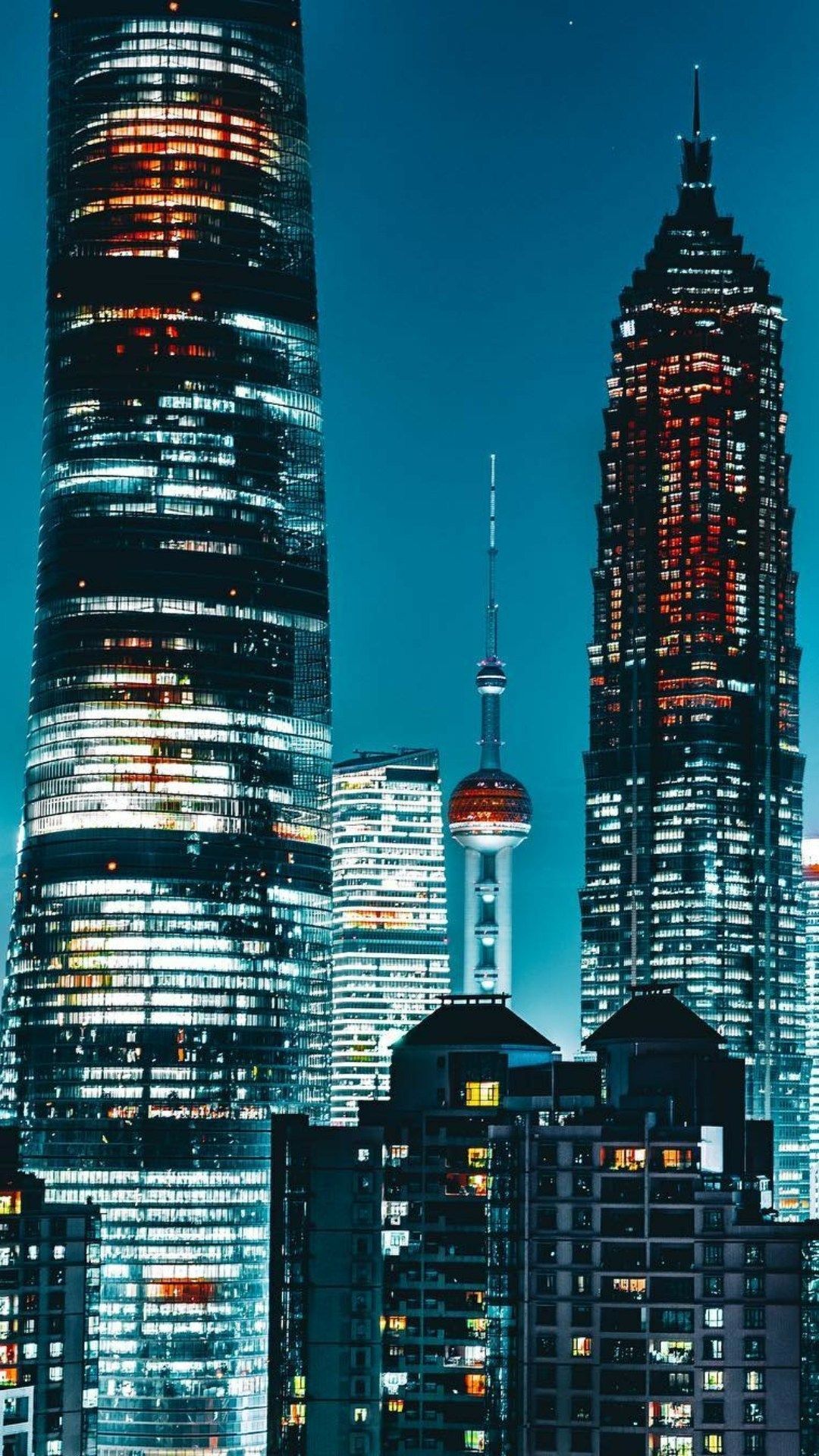 Mobile Phone Wallpaper for Xiaomi Mi A1 with Photo of City at
