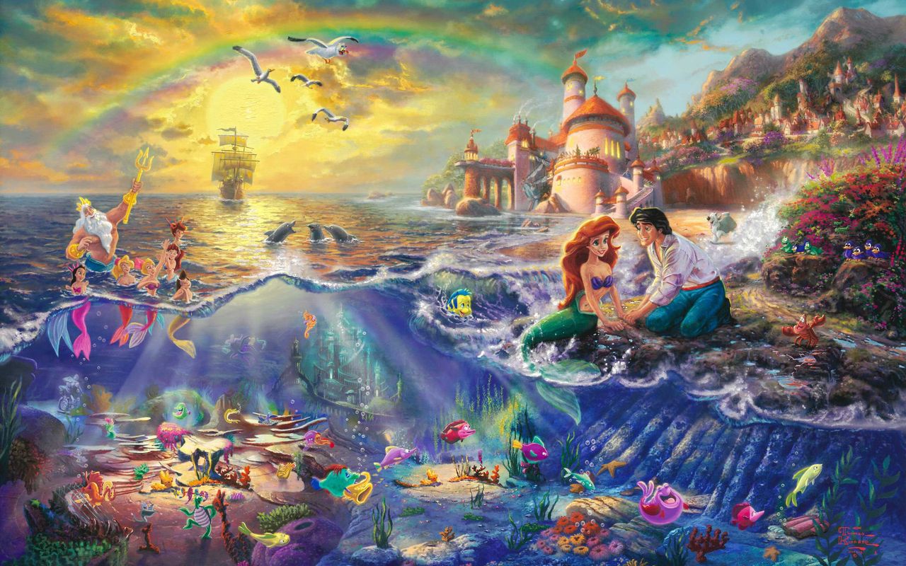 Free download Thomas Kinkade Disney Dreams disney princess