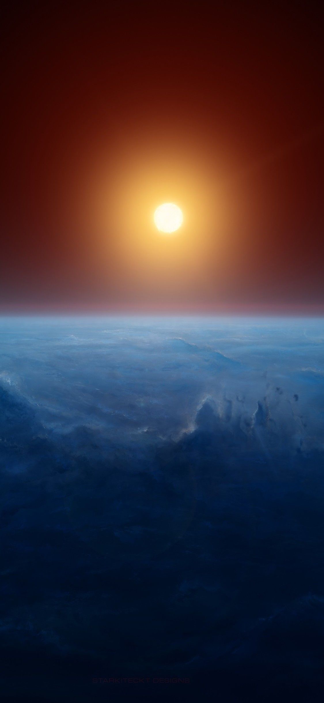 Earth Space Sunset 4k iPhone Xs iPhone 10 iPhone X
