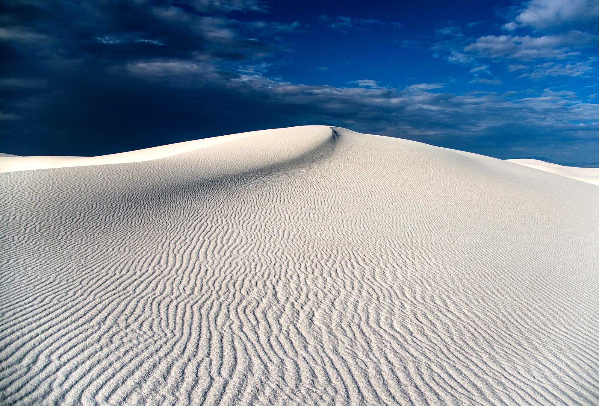 Hiking on the otherworldly dunes of White Sands, New Mexico