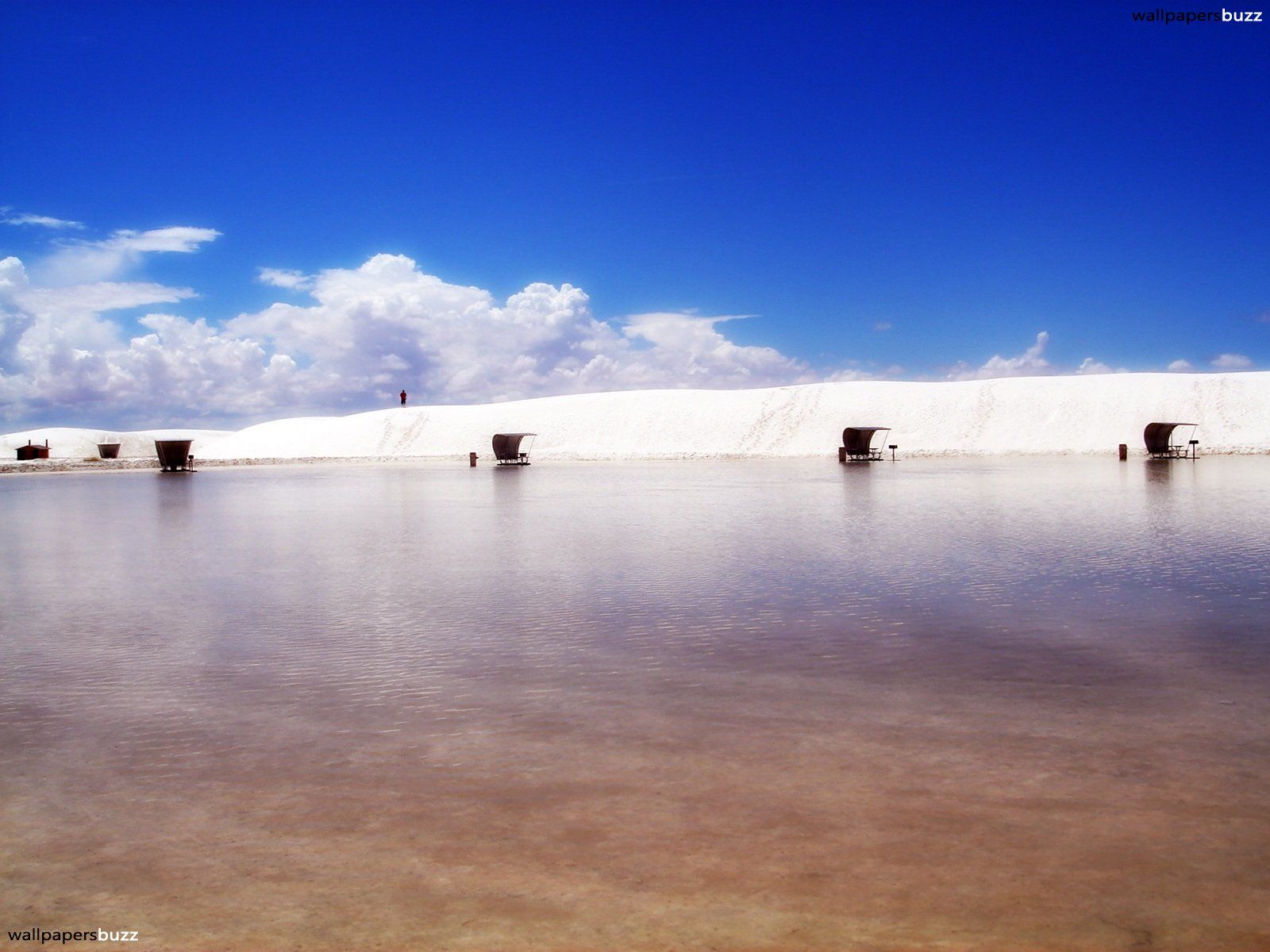 White Sands in New Mexico HD Wallpaper