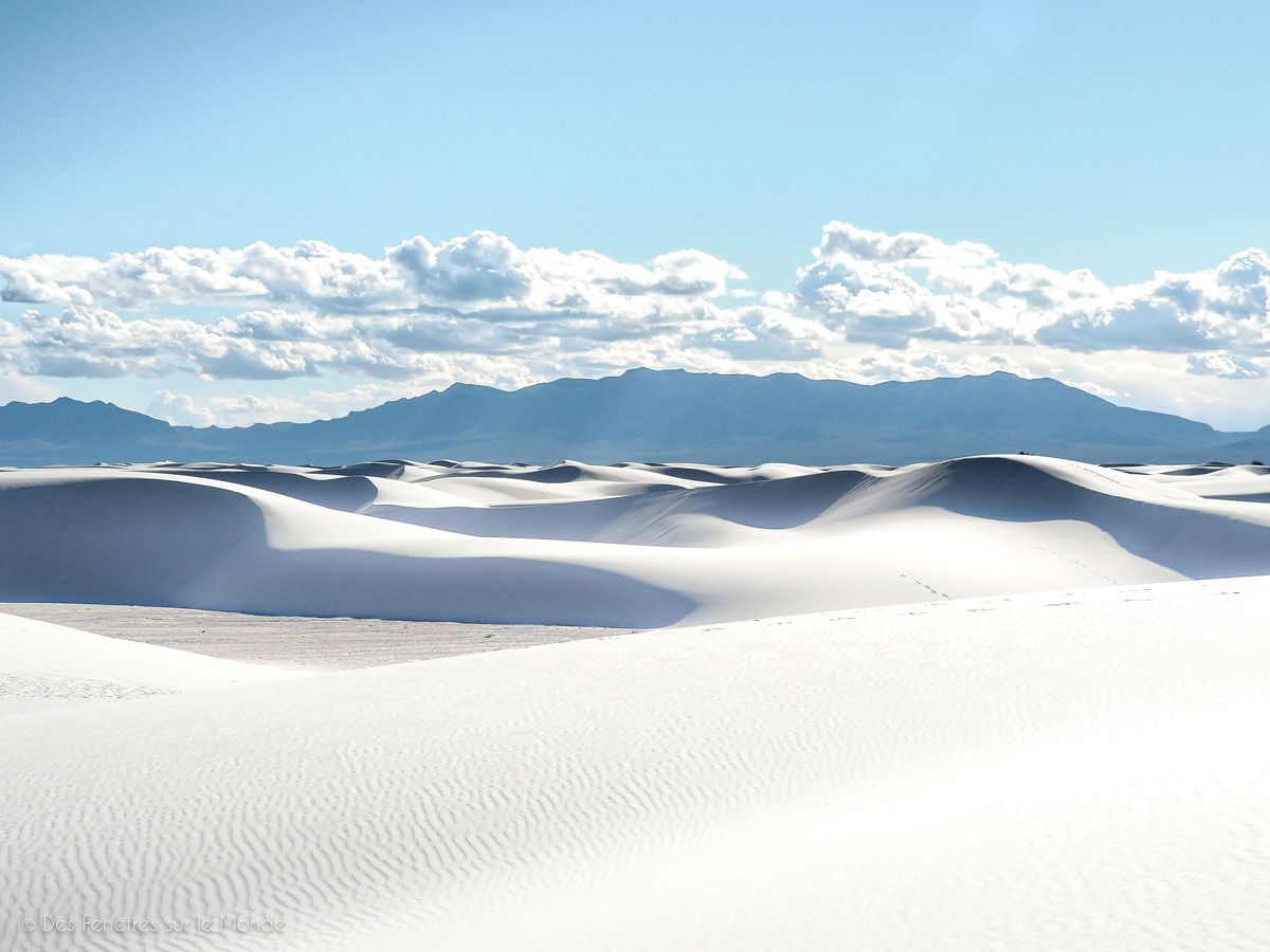 White Sands National Monument Fenêtres sur le Monde
