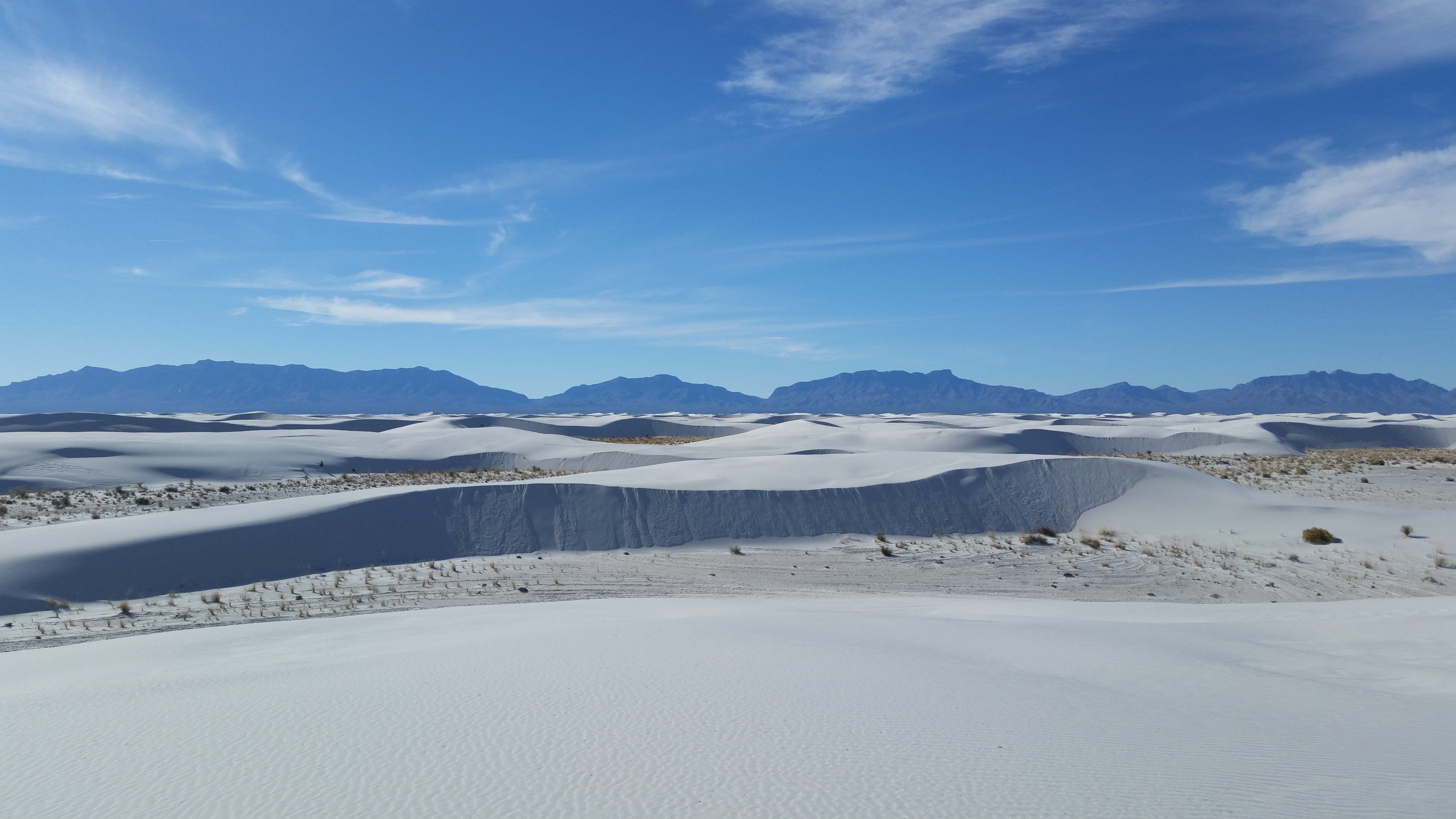 White Sands National Monument New Mexico 4K wallpaper