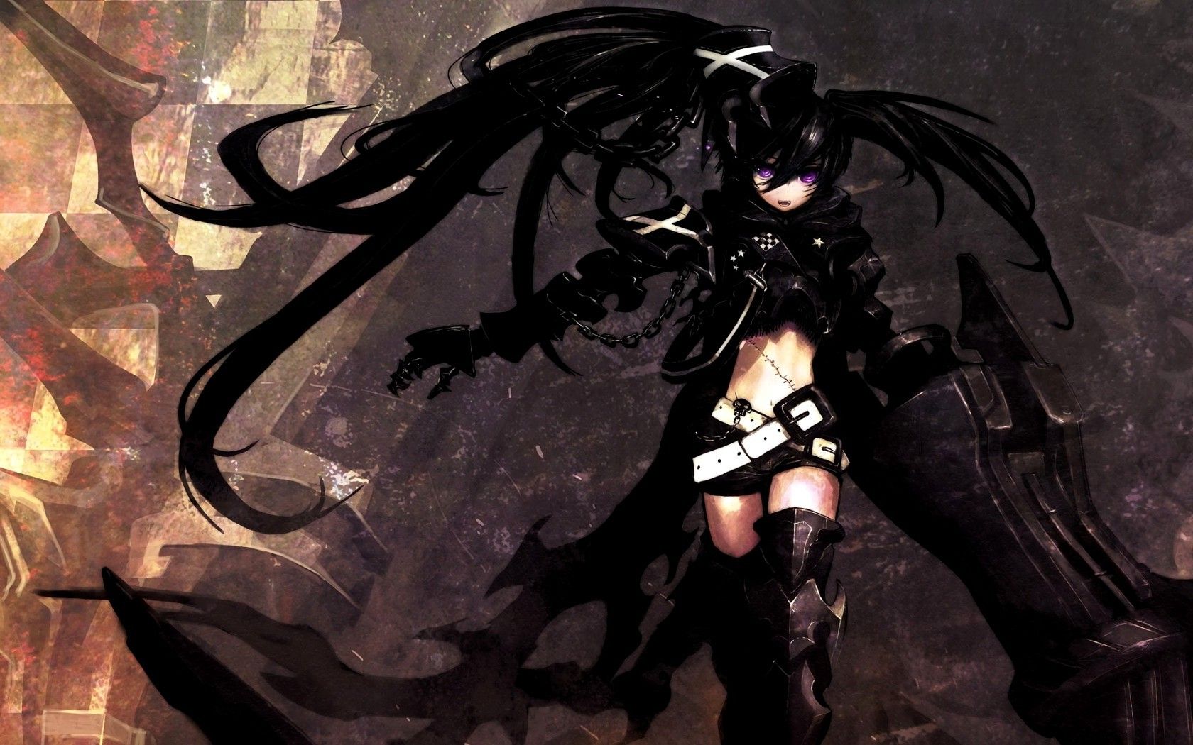 anime, Insane Black Rock Shooter, Anime Girls Wallpaper HD