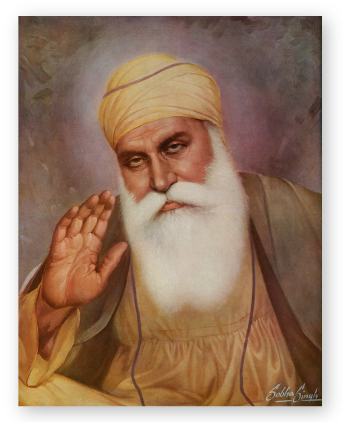 Guru Nanak Dev Ji by Sobha Singh. Sobha singh, Nanak dev ji, Guru