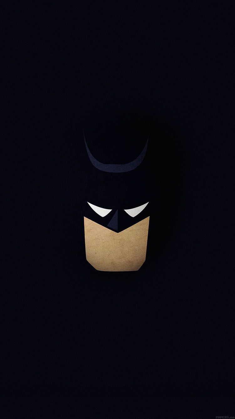 iPhone 6 Wallpaper batman face dark minimal