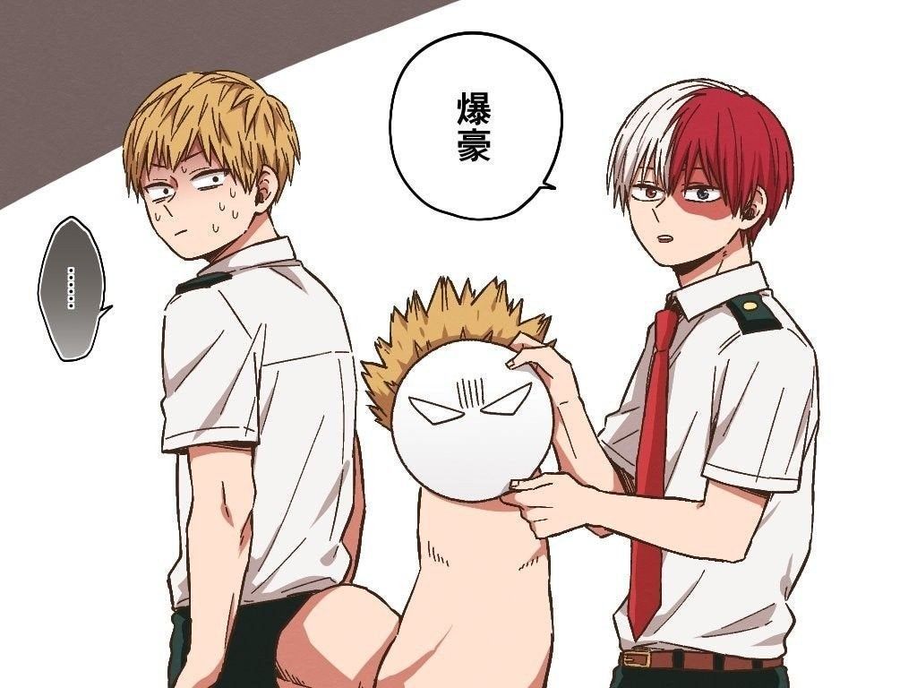 todoroki makes made ojiro bakugou's enemie *art not mine