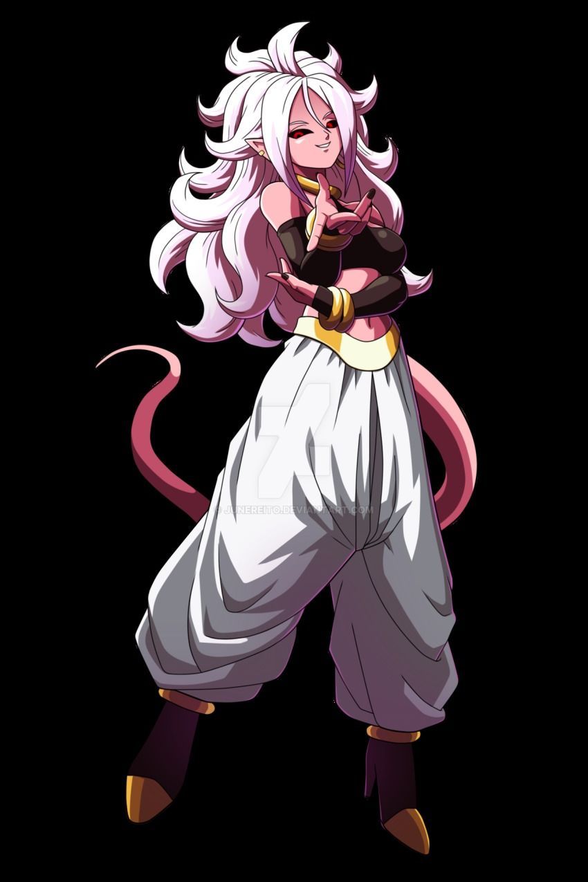 Android 21 character art from dragon ball fighterz. Gonna be in my