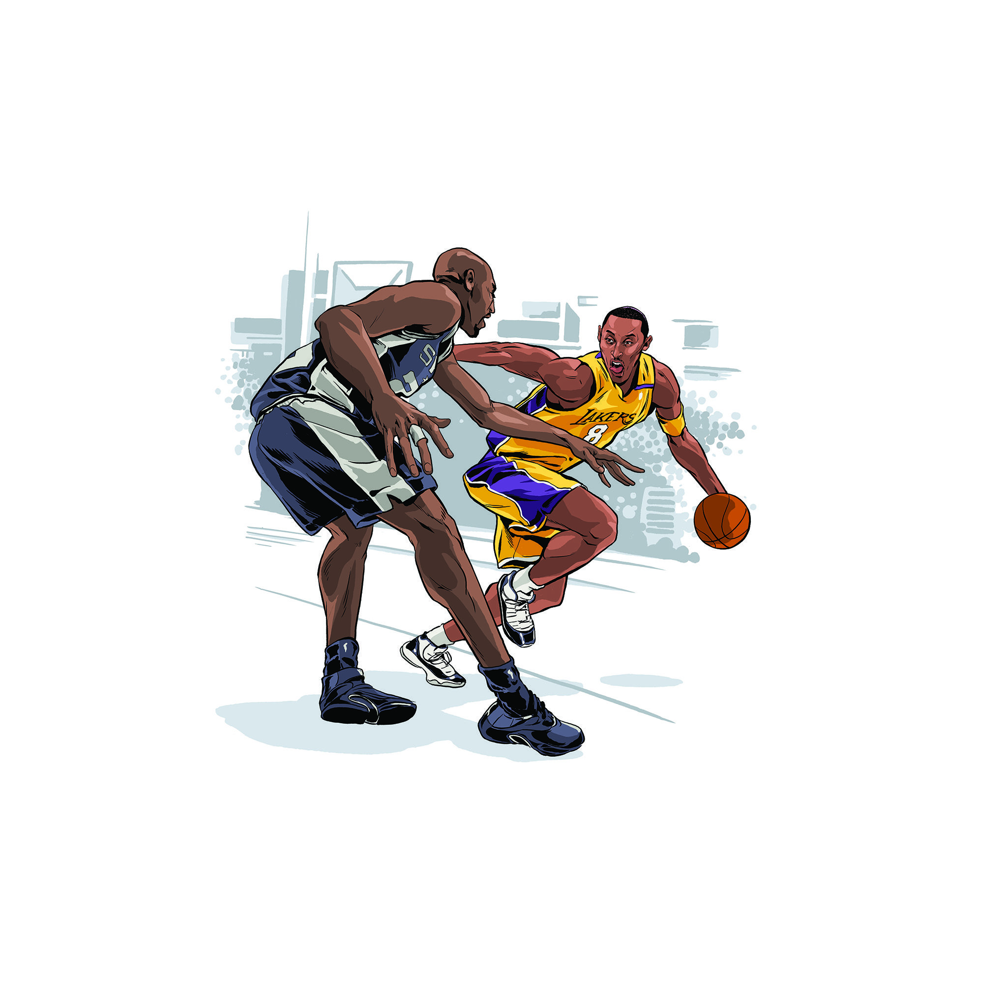 Kobe Bryant Ankle Breaker Sports Nba Art Wallpaper
