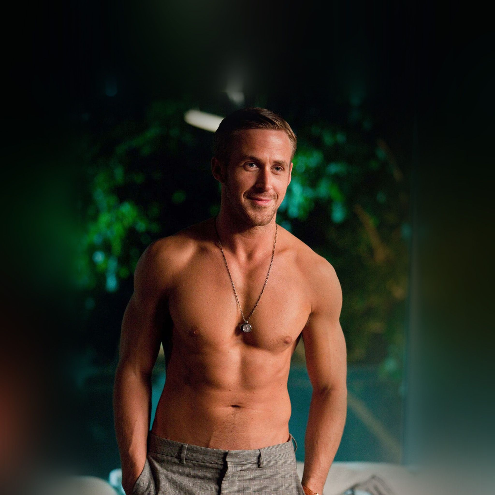 Ryan Gosling Shirtless Topless iPad Air Wallpaper Free Download