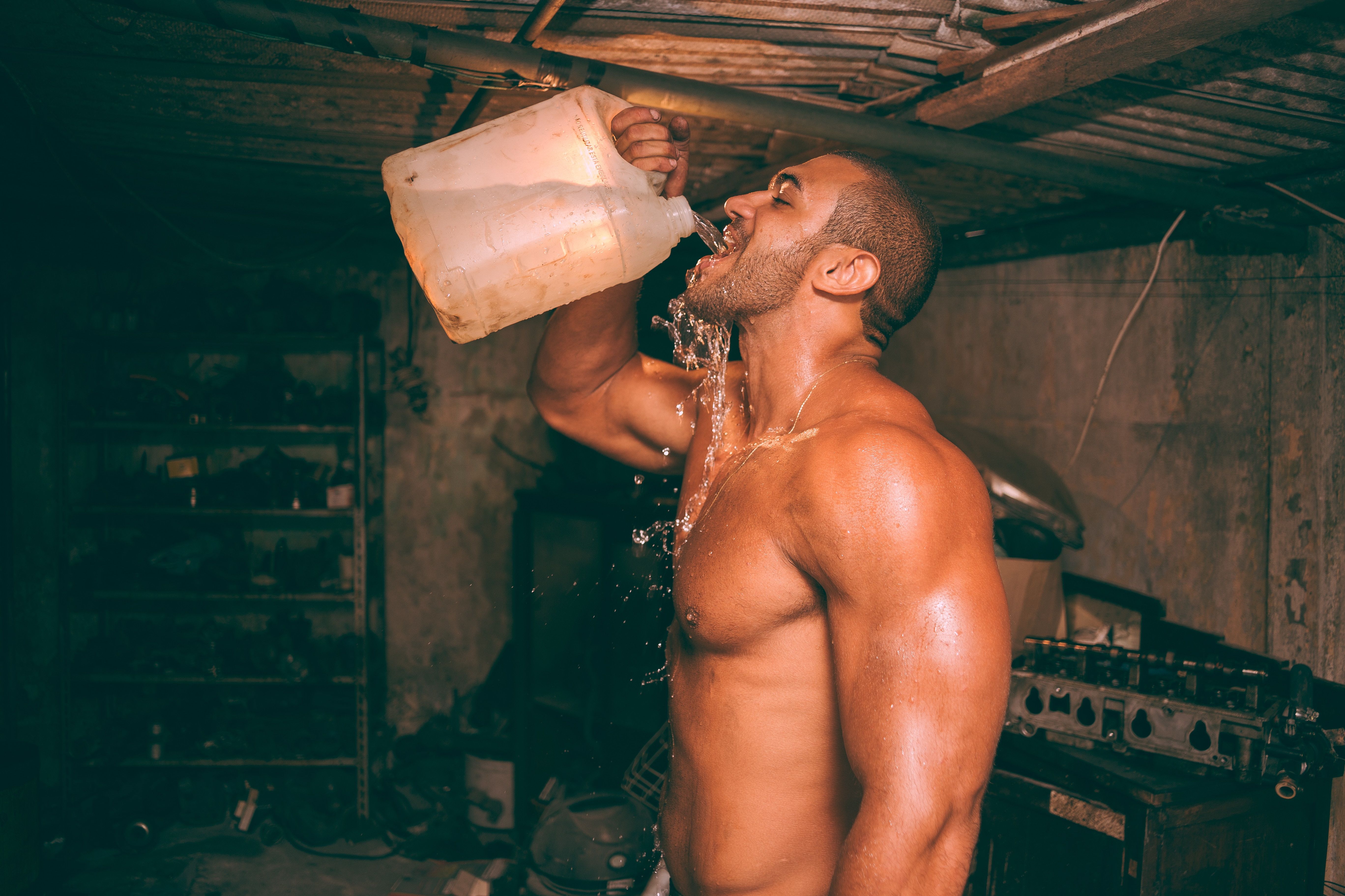 5472x3648 #person, #fitness, #Creative Commons image, #muscular, # strong, #man, #shirtless, #drinking, #sports, #exercise, #work out, #torso, #human, #athlete, #buff, #working out, #people, #sport, #water, #male, #caucasian. Mocah HD Wallpaper