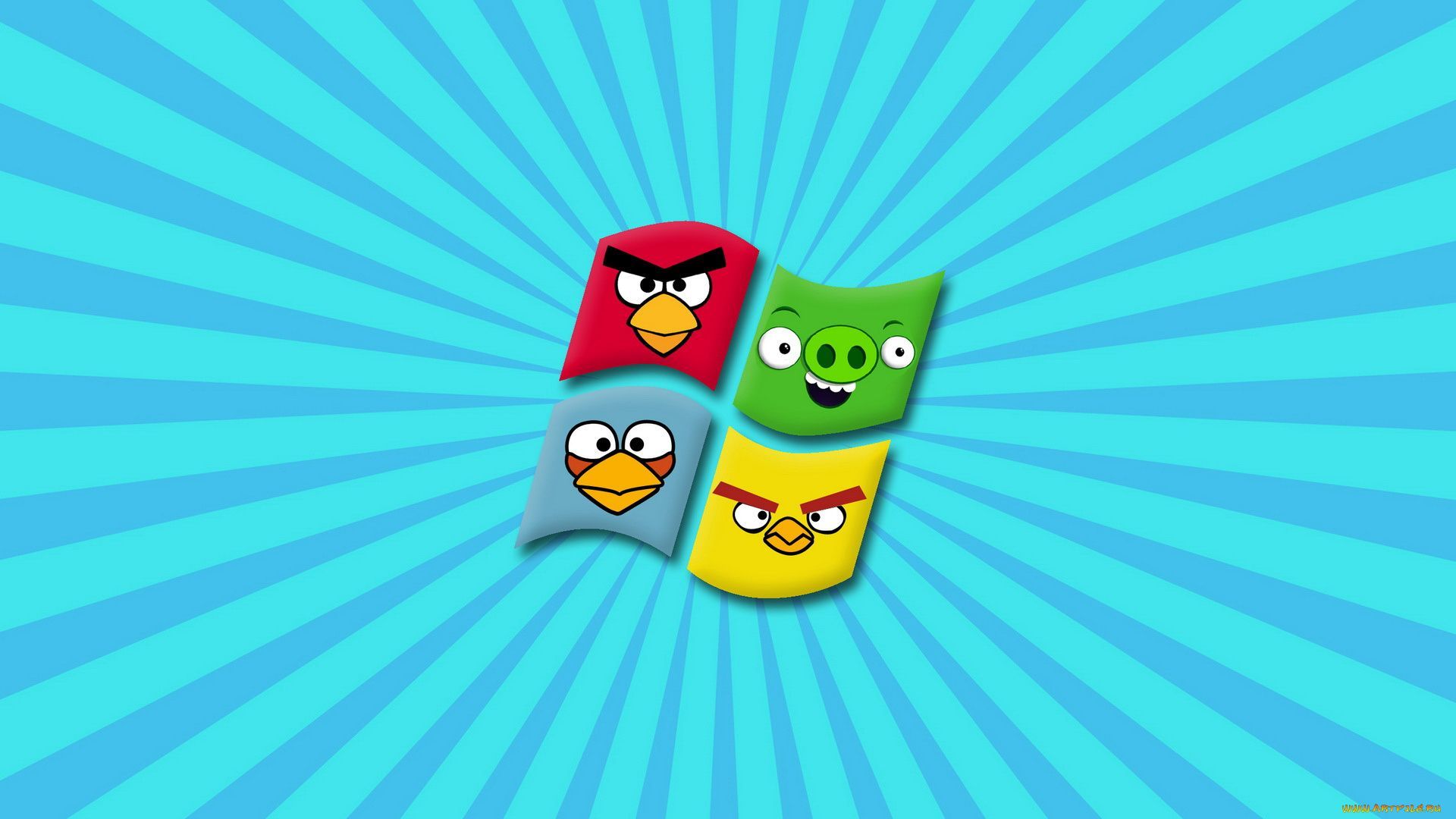 angry birds go wallpaper