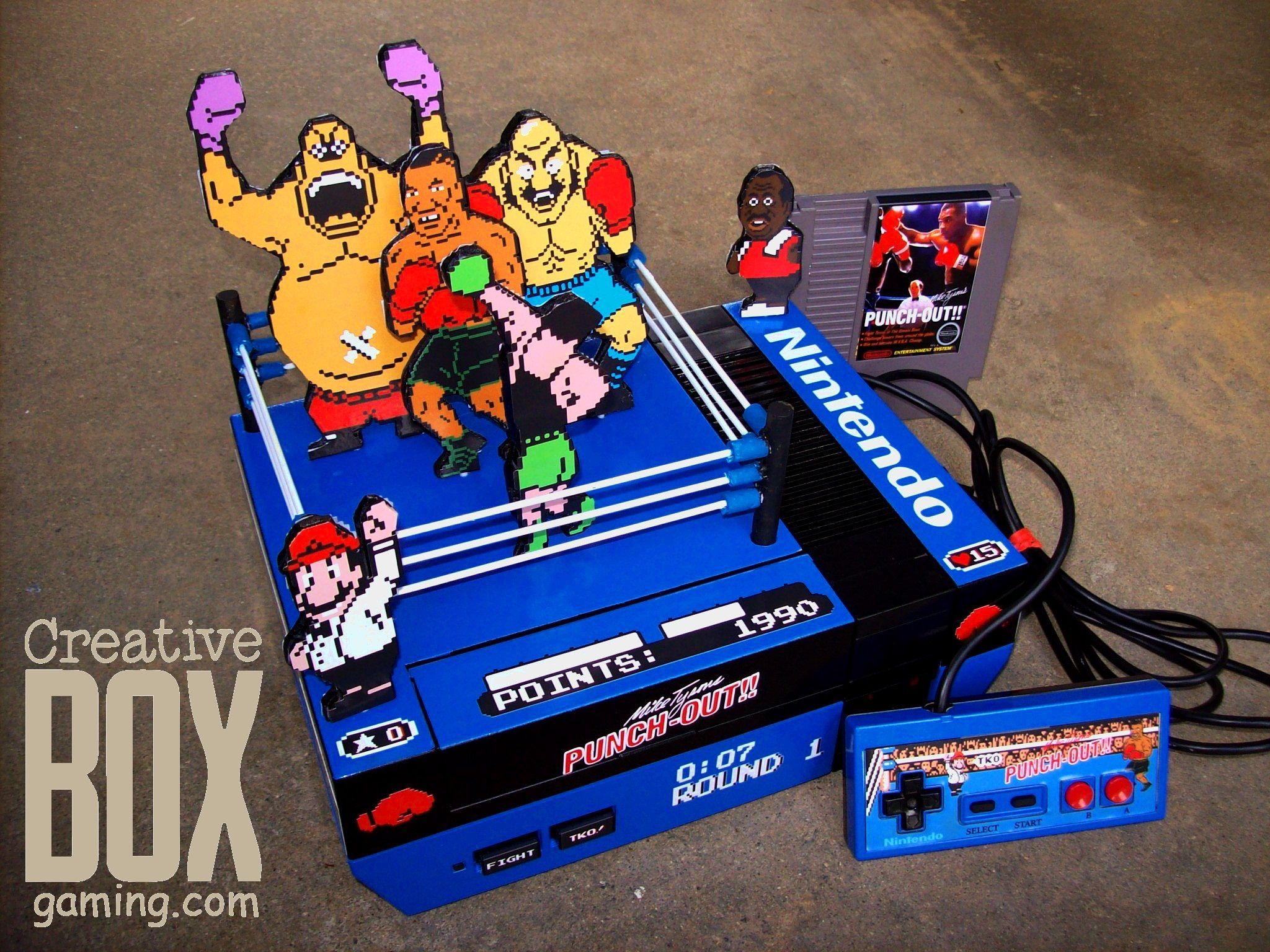 Custom Mike Tyson's Punch Out NES by CreativeBoxGaming. Punch out