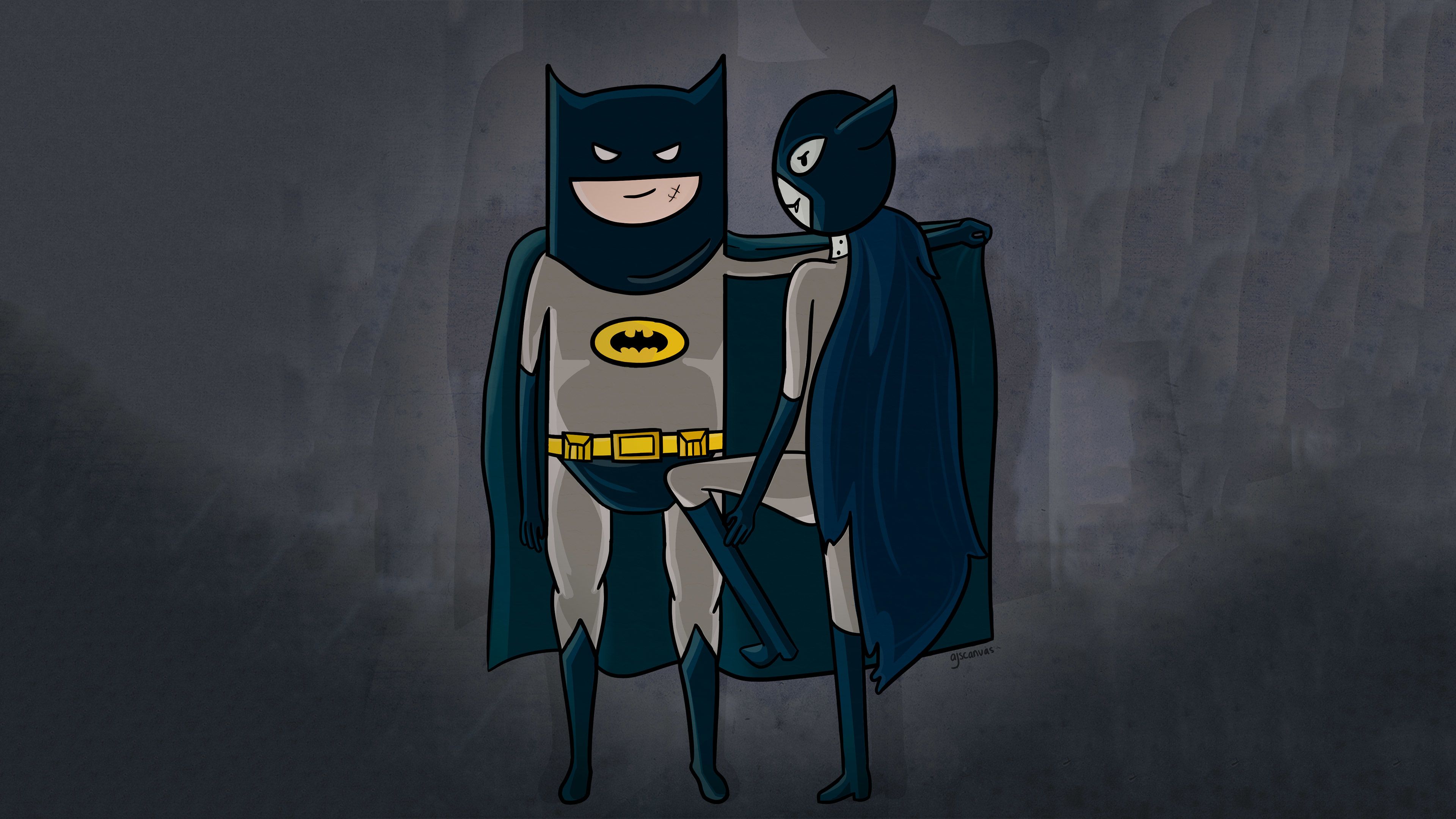 Batman And Catwoman Wallpaper, HD Artist 4K Wallpapers, Image.