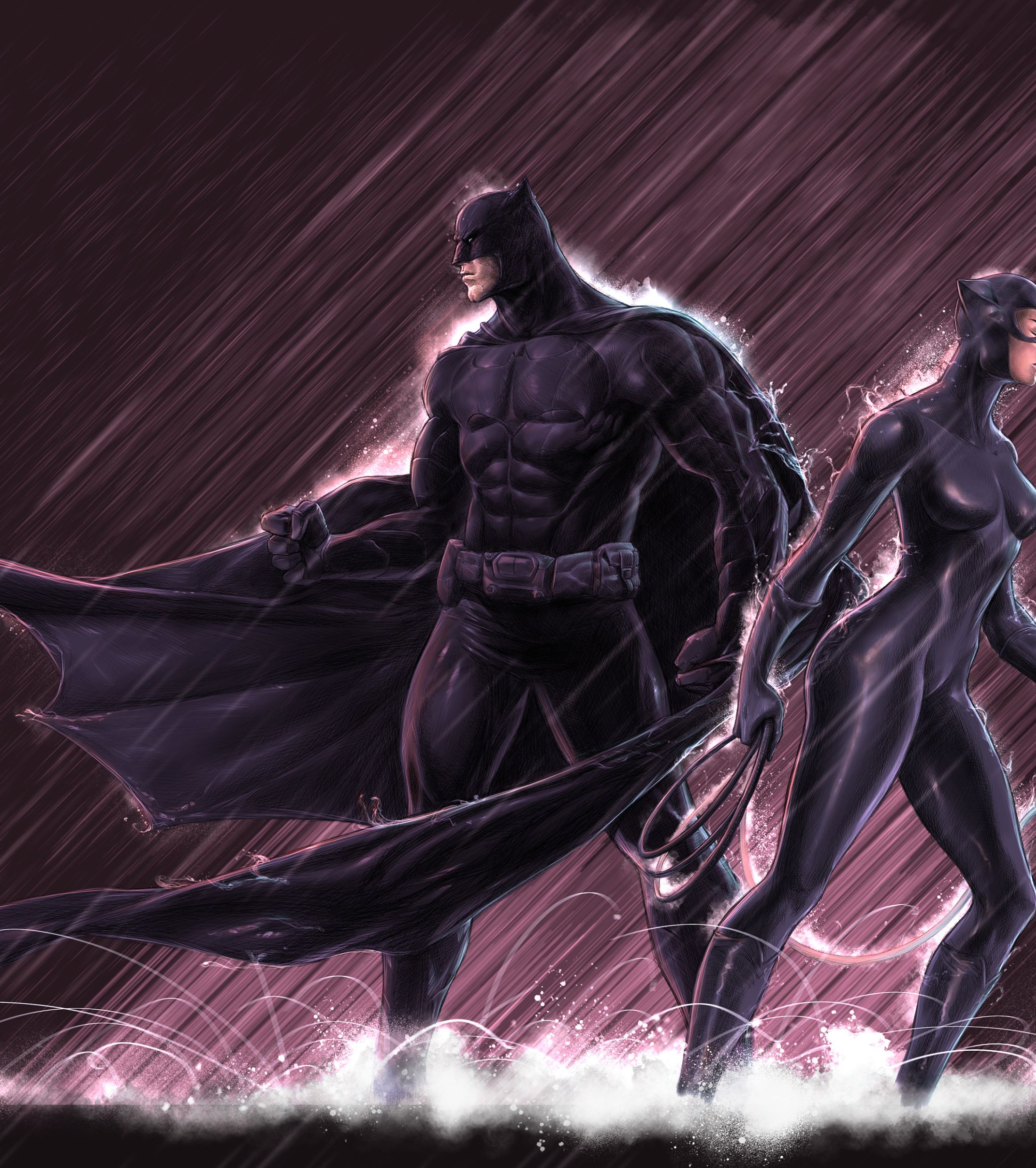 4K Batman And Catwoman 2200x2480 Resolution Wallpaper