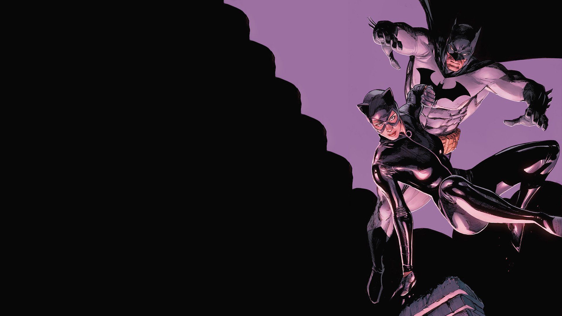 Batman & Catwoman HD Wallpaper