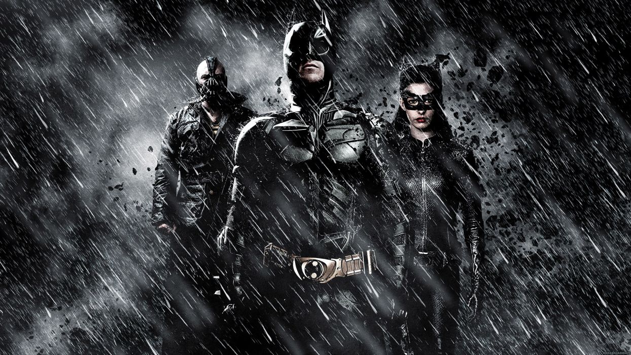DARK KNIGHT RISES batman superhero bane catwoman wallpaper