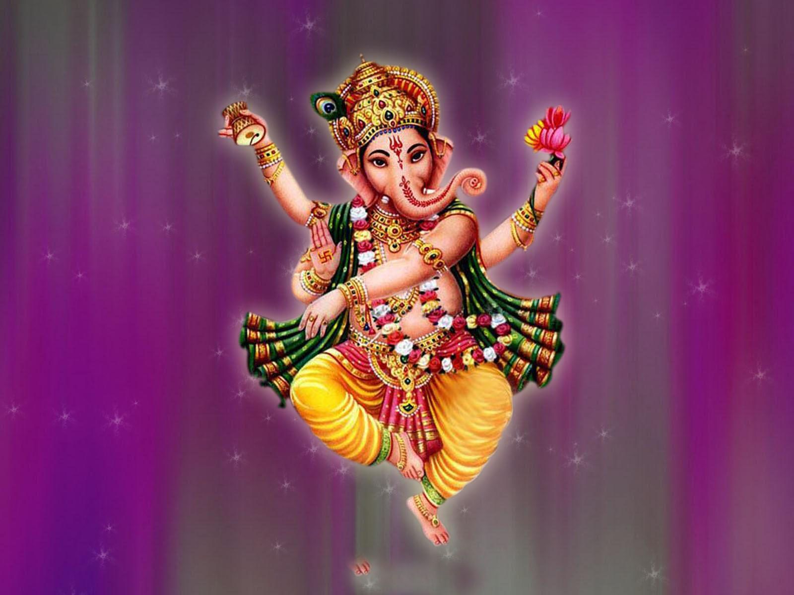 Ganesha Dancing Ganesha God â€“ HD Wallpaper Desktop Wallpaper