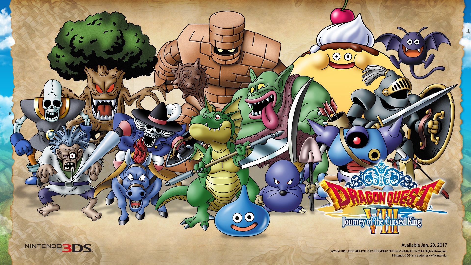 Dragon's Den > Dragon Quest Viii 3Ds > Wallpaper Quest 8