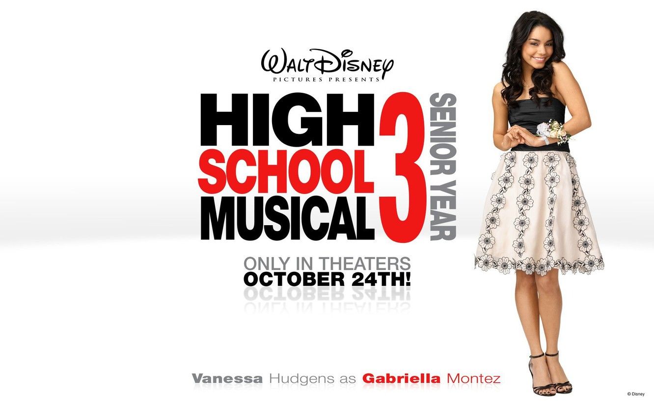 Wallpaper Vanessa Hudgens, high school musical, high school