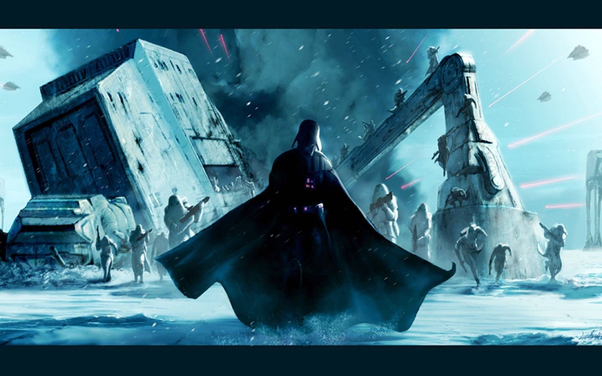 Battlefront, HD Wallpaper, star, Art, Scifi, Darth, Fighting