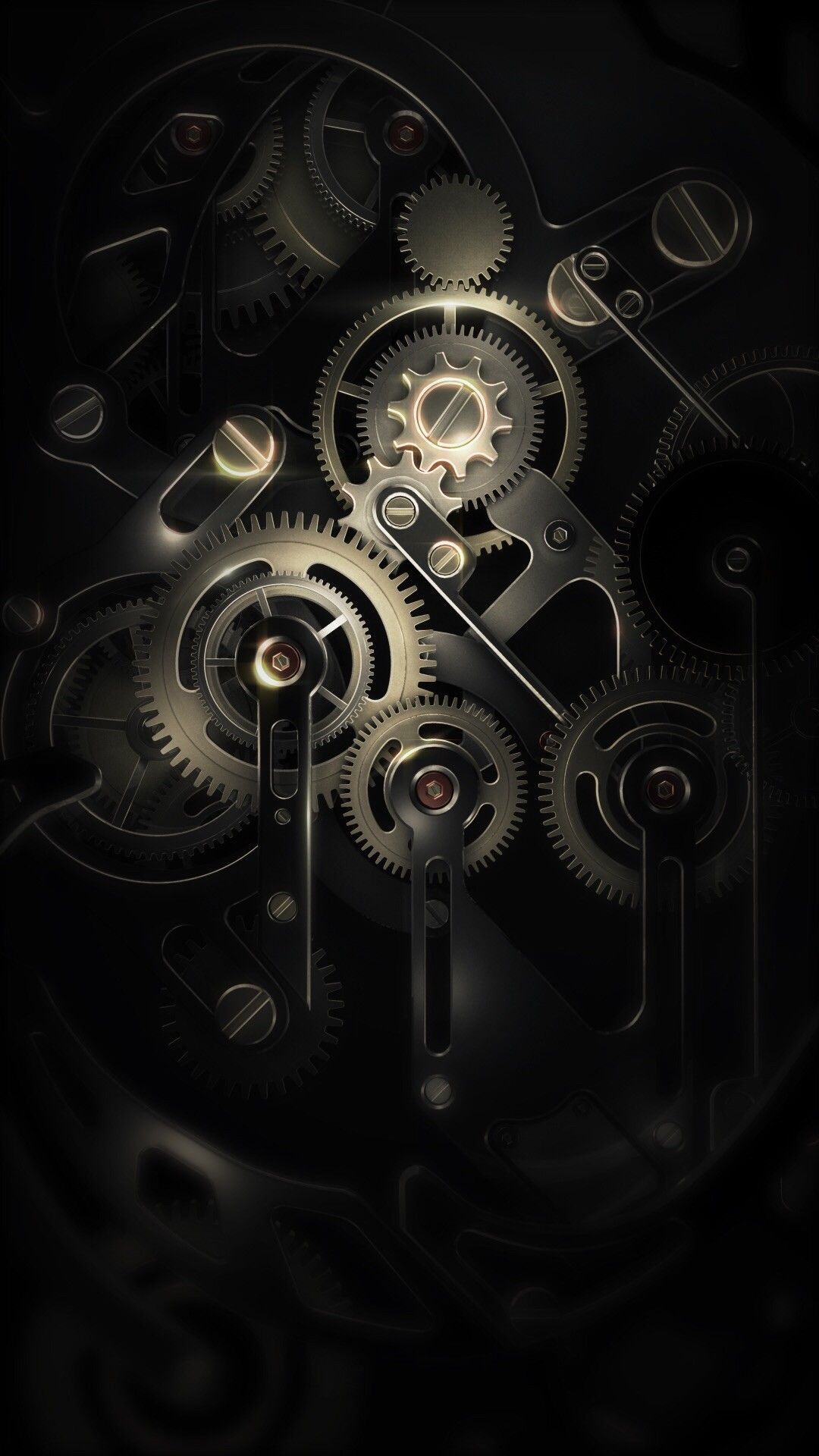 Steampunk Phone Wallpaper. Black phone wallpaper