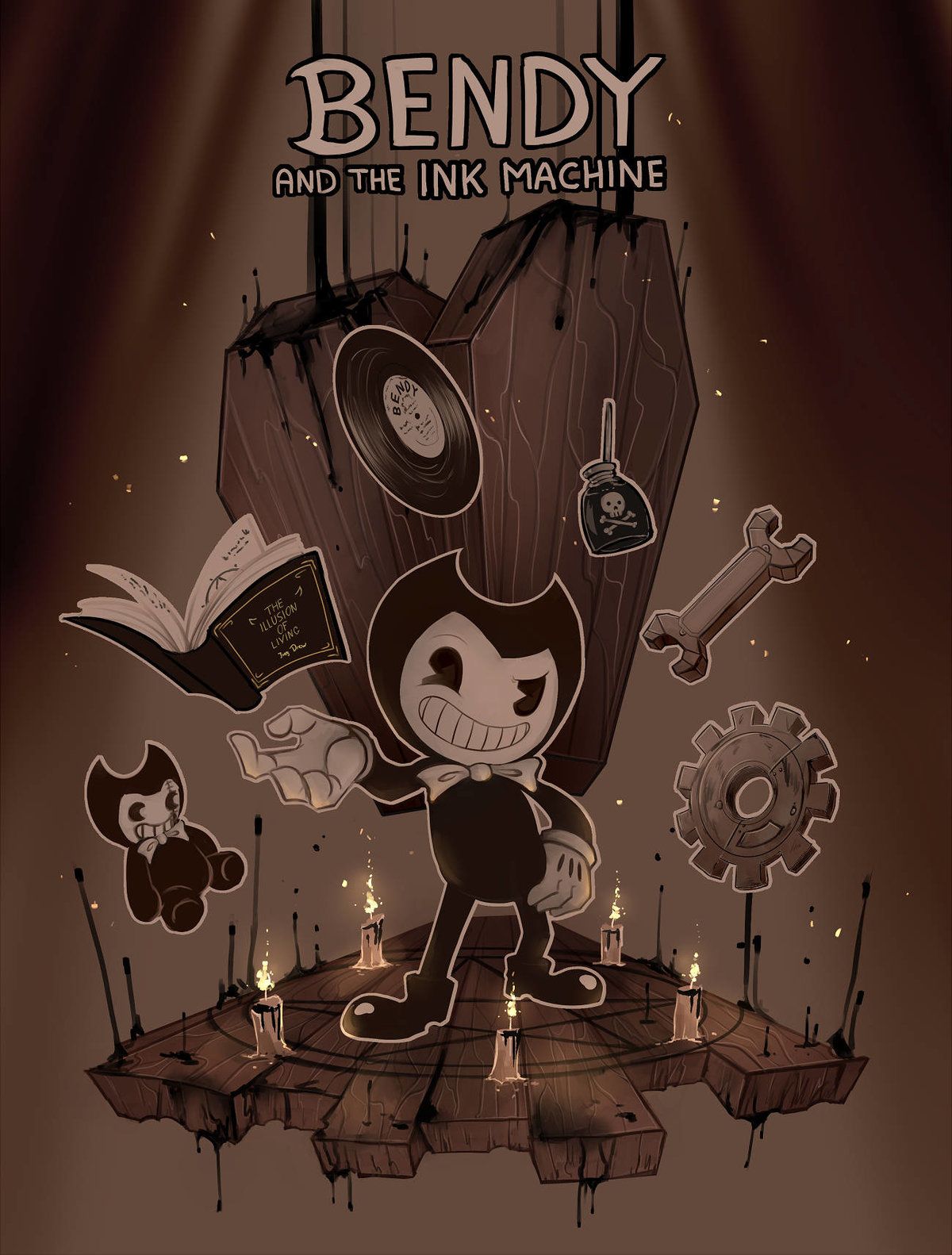 Free download Bendy And The Ink Machine HD Wallpaper card [1200x1582] for your Desktop, Mobile & Tablet. Explore Bendy And The Ink Machine HD Wallpaper
