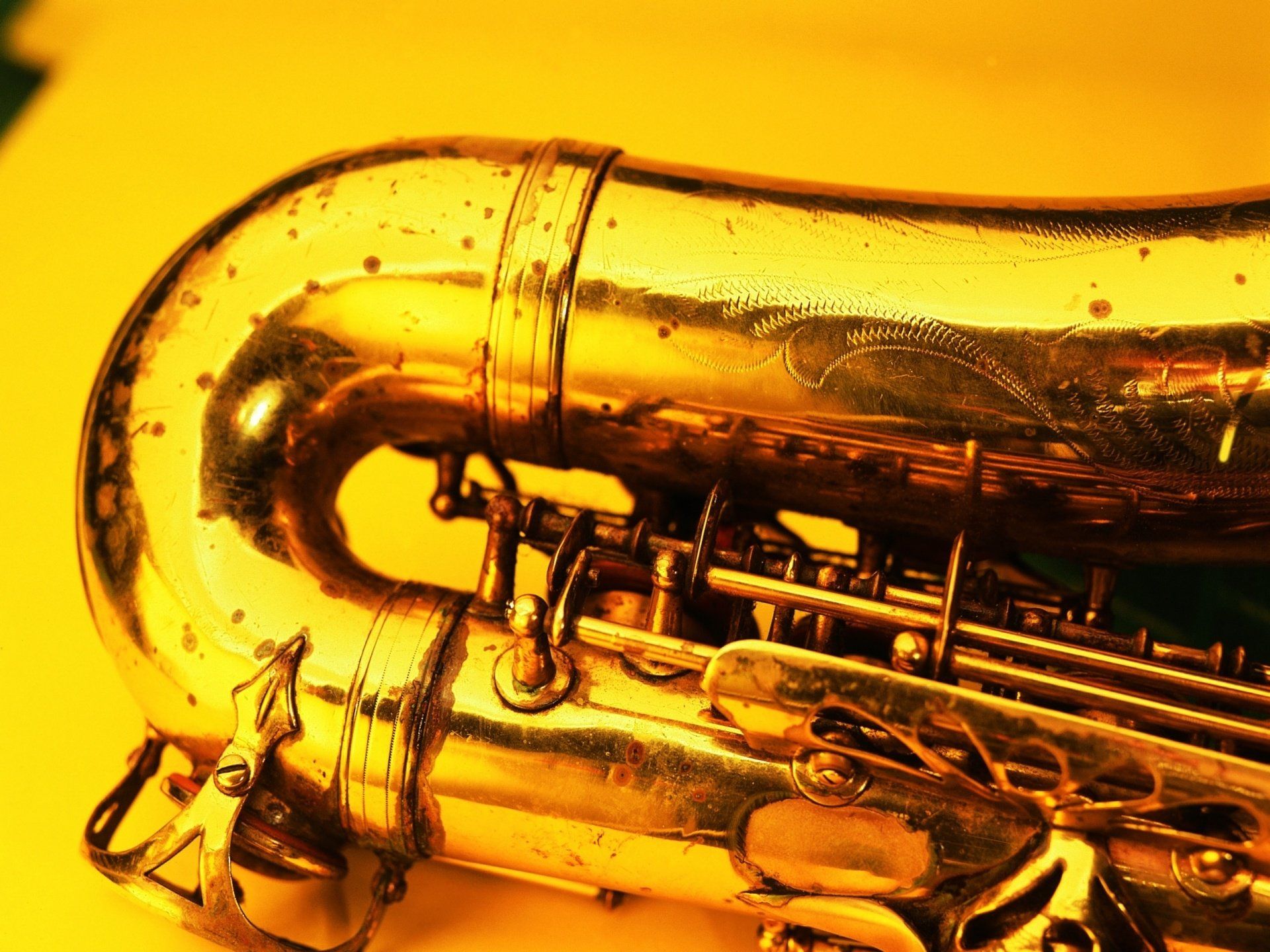 Saxophone Tapeta HD. Tłox1440