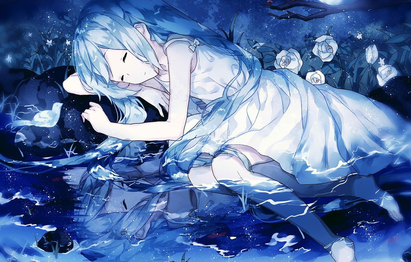 Sleepy Anime Girl Wallpapers Wallpaper Cave