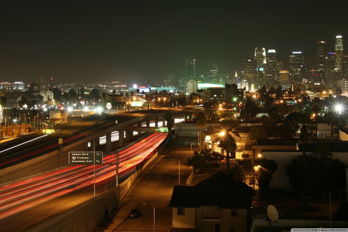 Los Angeles By Night Ultra HD Desktop Background Wallpaper for 4K